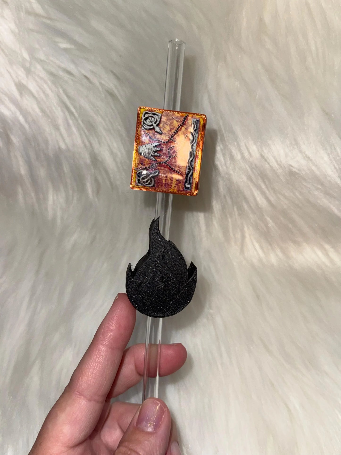 Black Flame Candle
