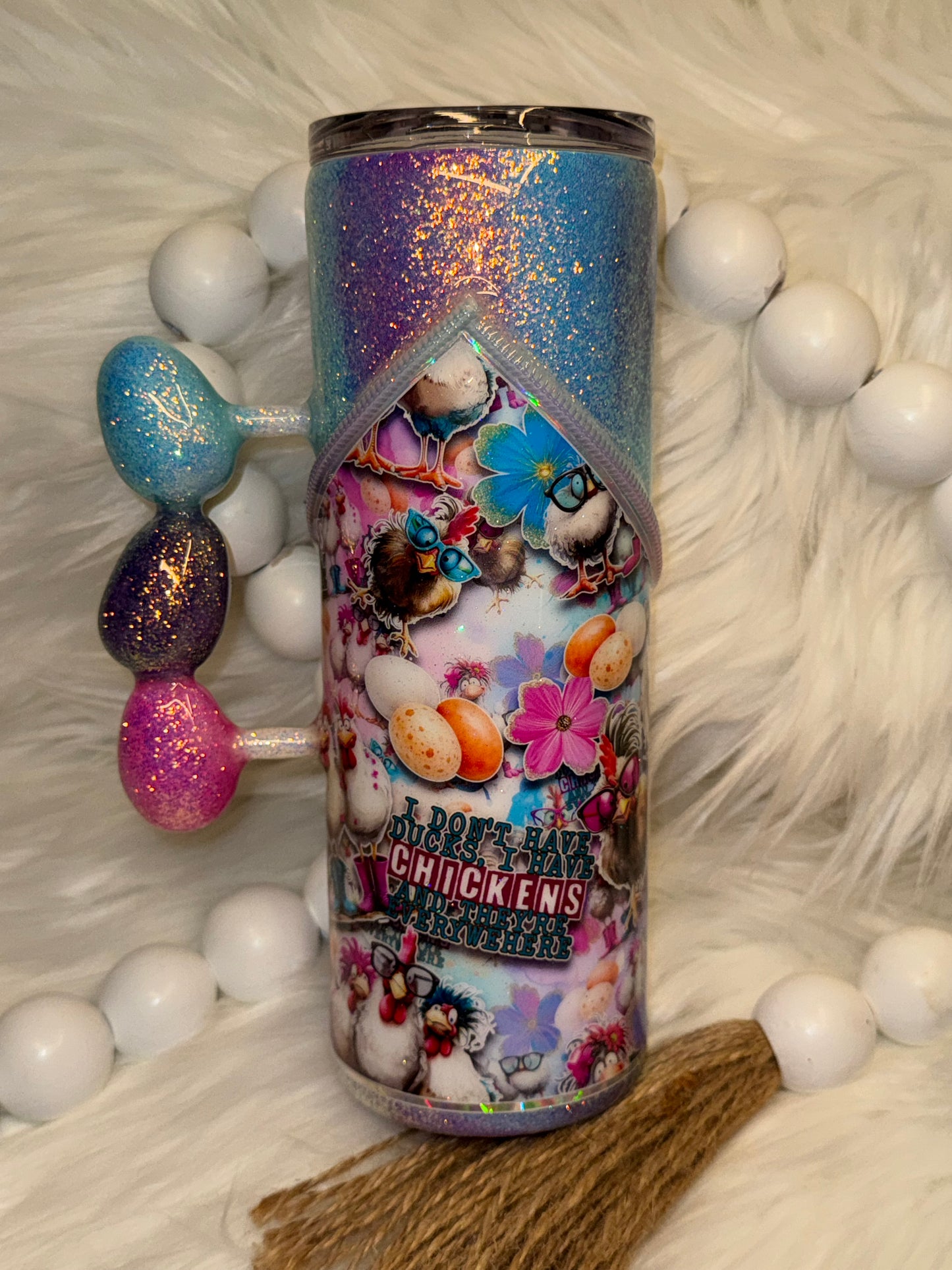 Chickens Everywhere tumbler