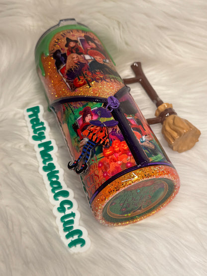 Hocus pocus 24 oz zipper with handle
