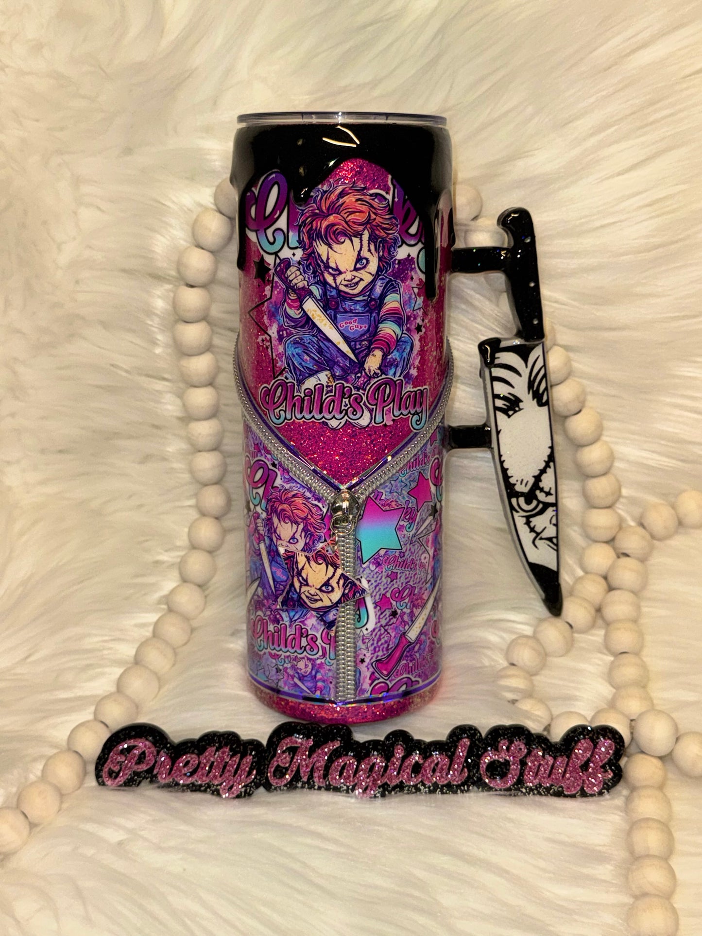 Chucky Zipper/3D handle tumbler