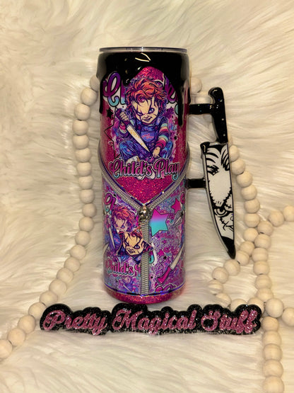Chucky Zipper/3D handle tumbler