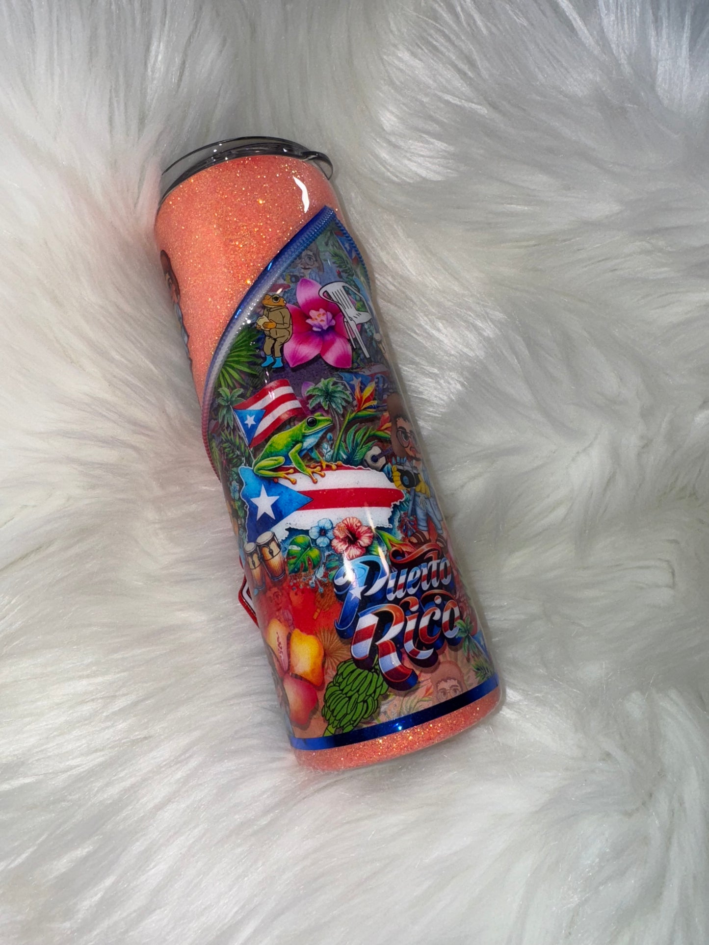 Bad Bunny Zipper Tumbler