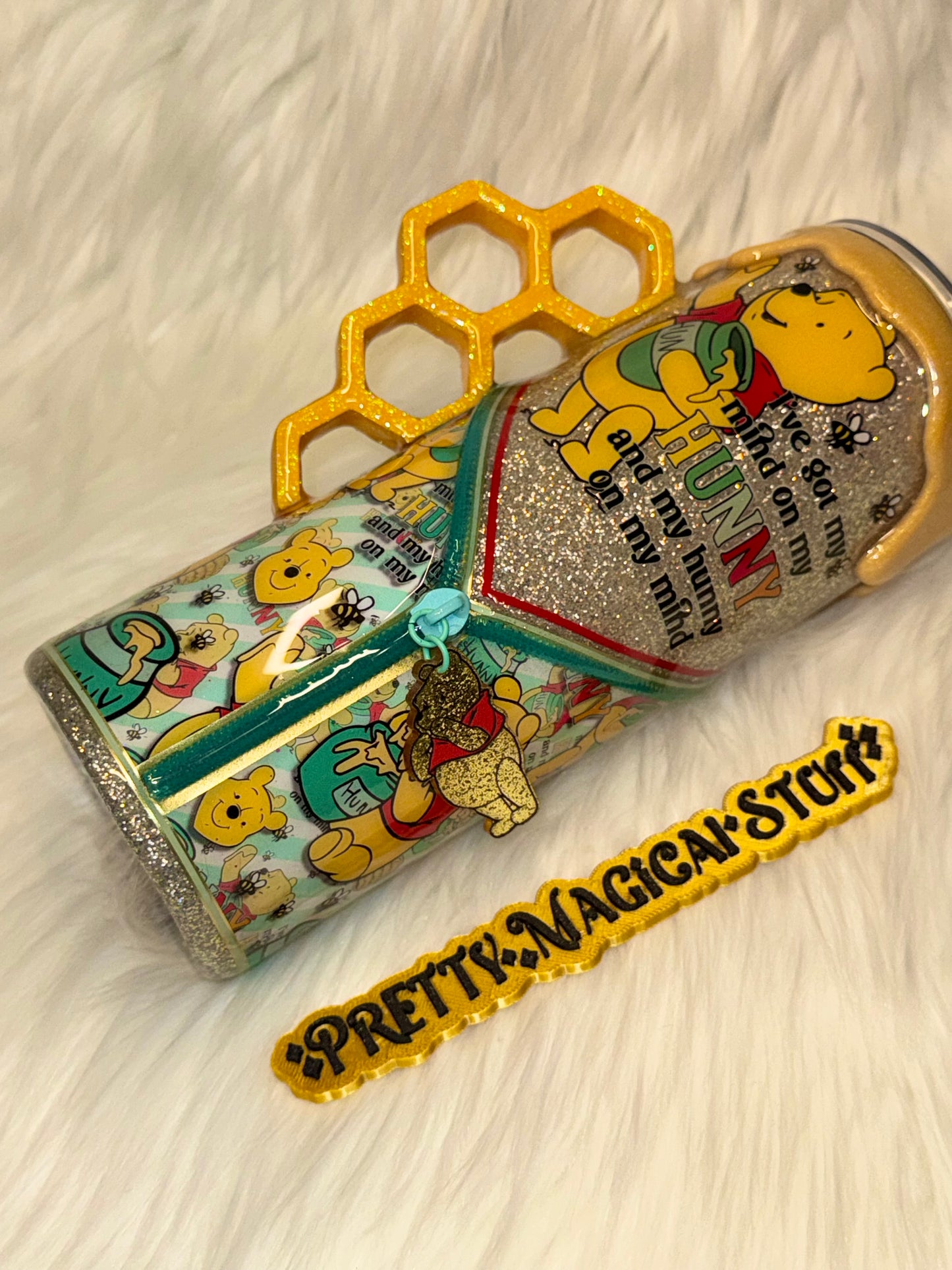 My mind on my hunny and my hunny on my mind tumbler