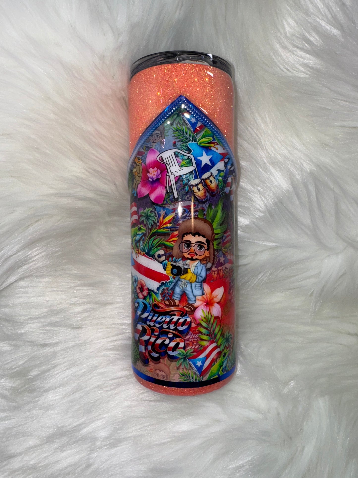 Bad Bunny Zipper Tumbler