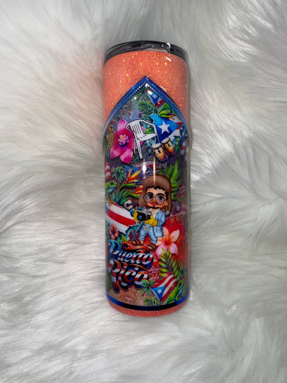 Bad Bunny Zipper Tumbler