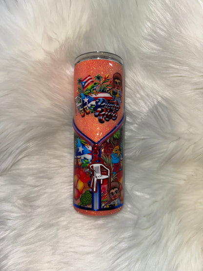 Bad Bunny Zipper Tumbler