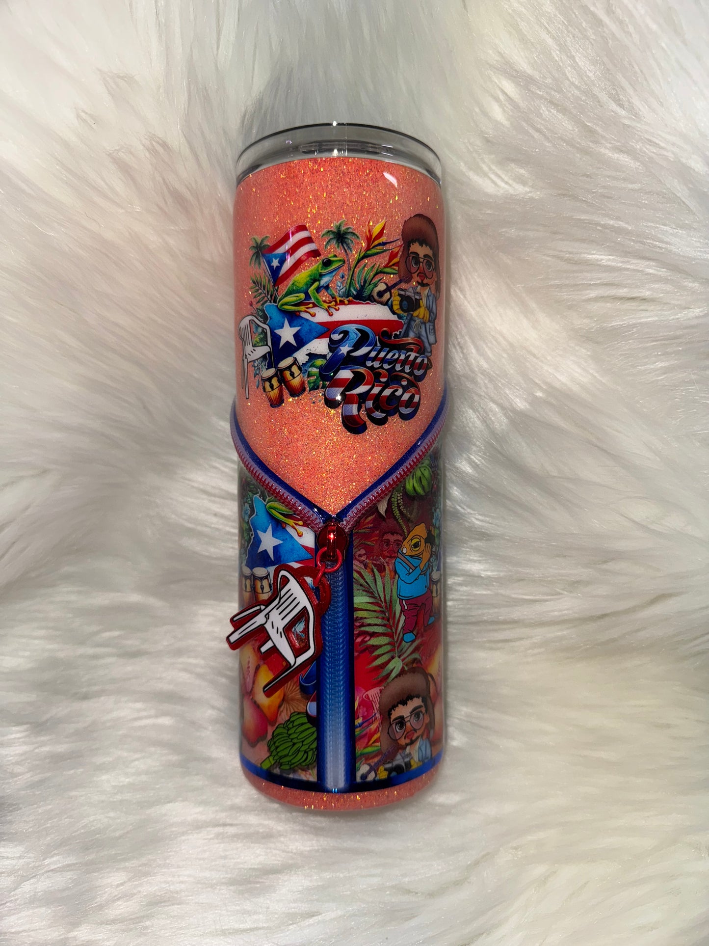 Bad Bunny Zipper Tumbler