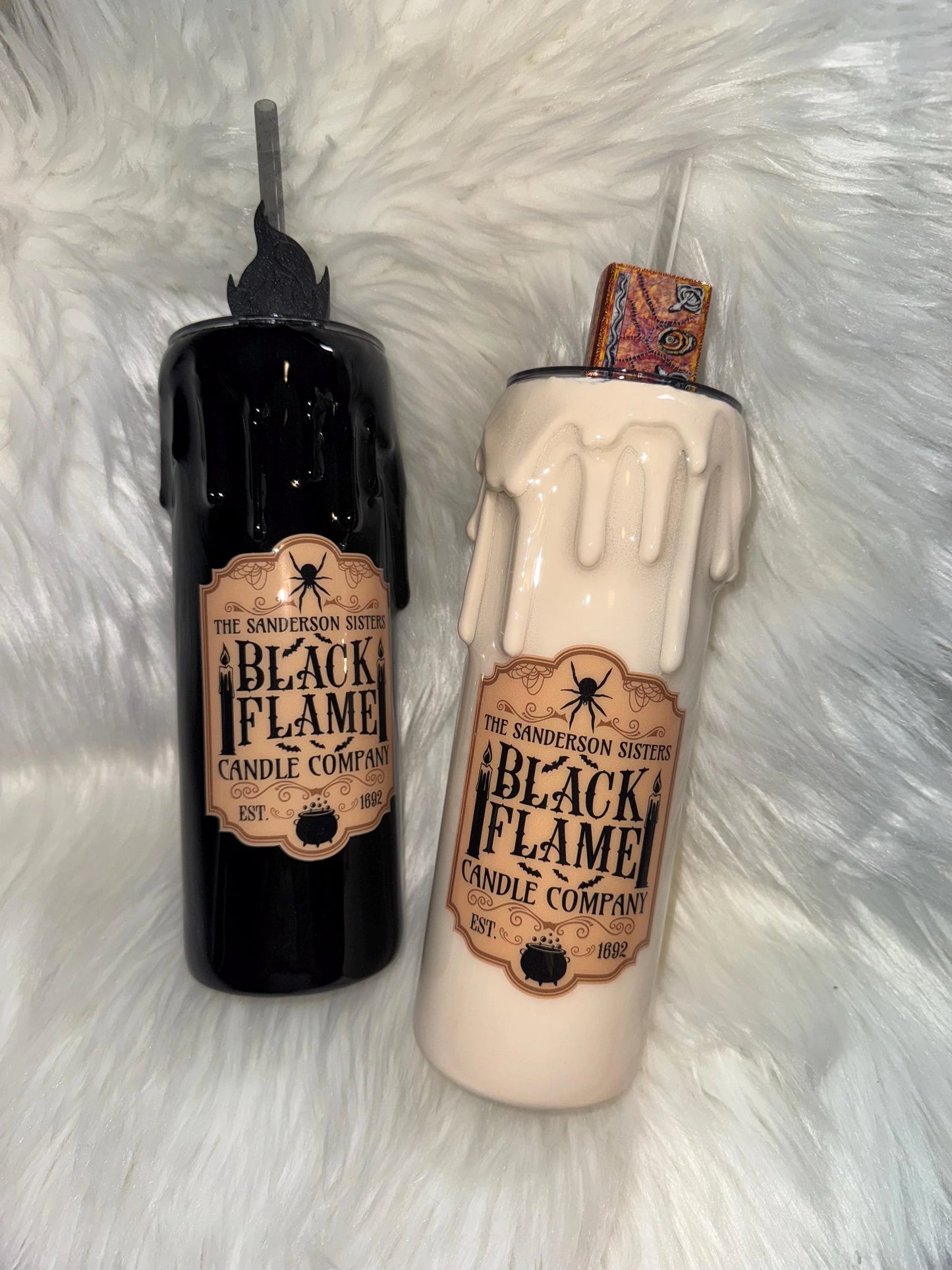 Black Flame Candle