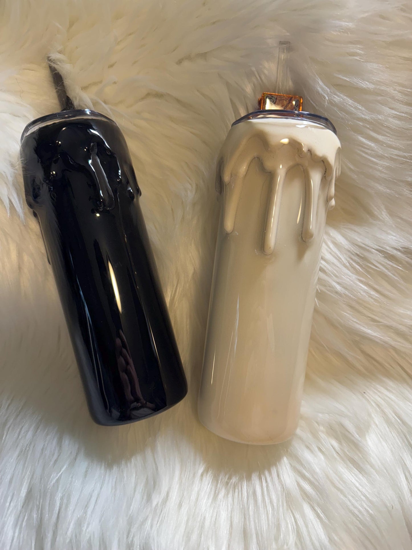 Black Flame Candle