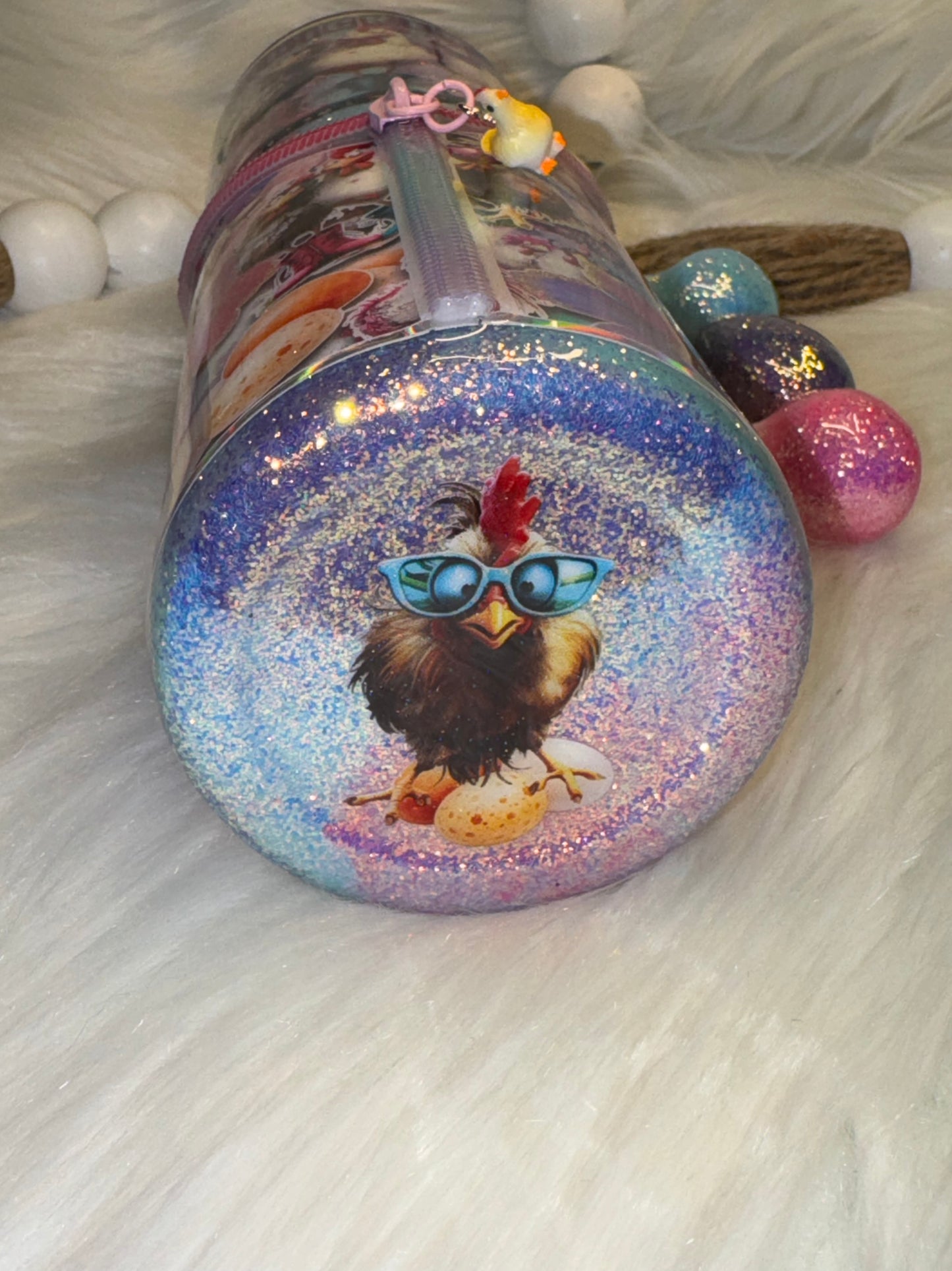 Chickens Everywhere tumbler