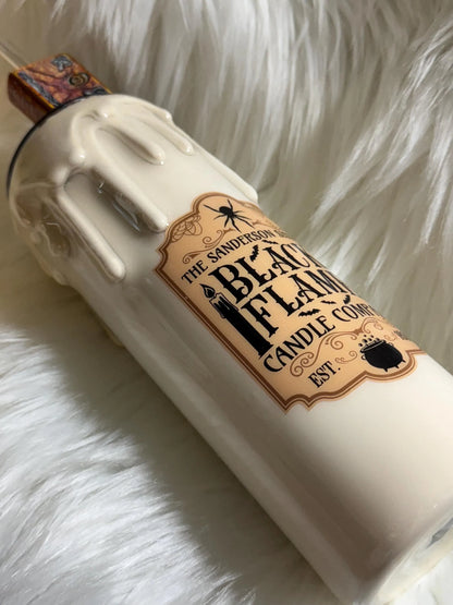 Black Flame Candle