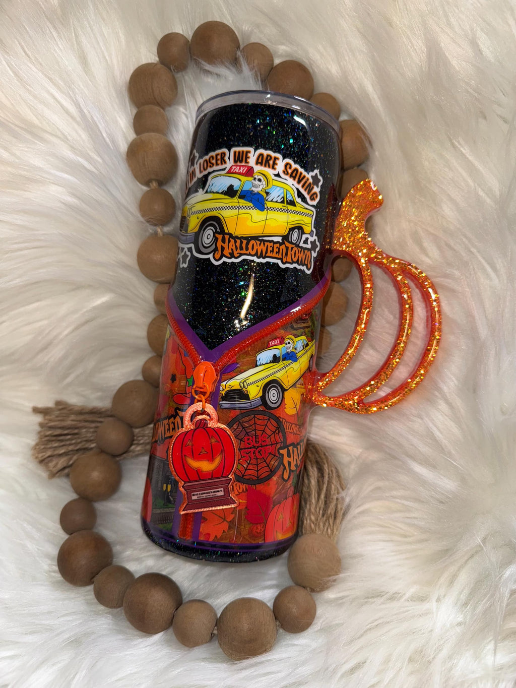 Halloween Town Snowglobe Shaker Cup